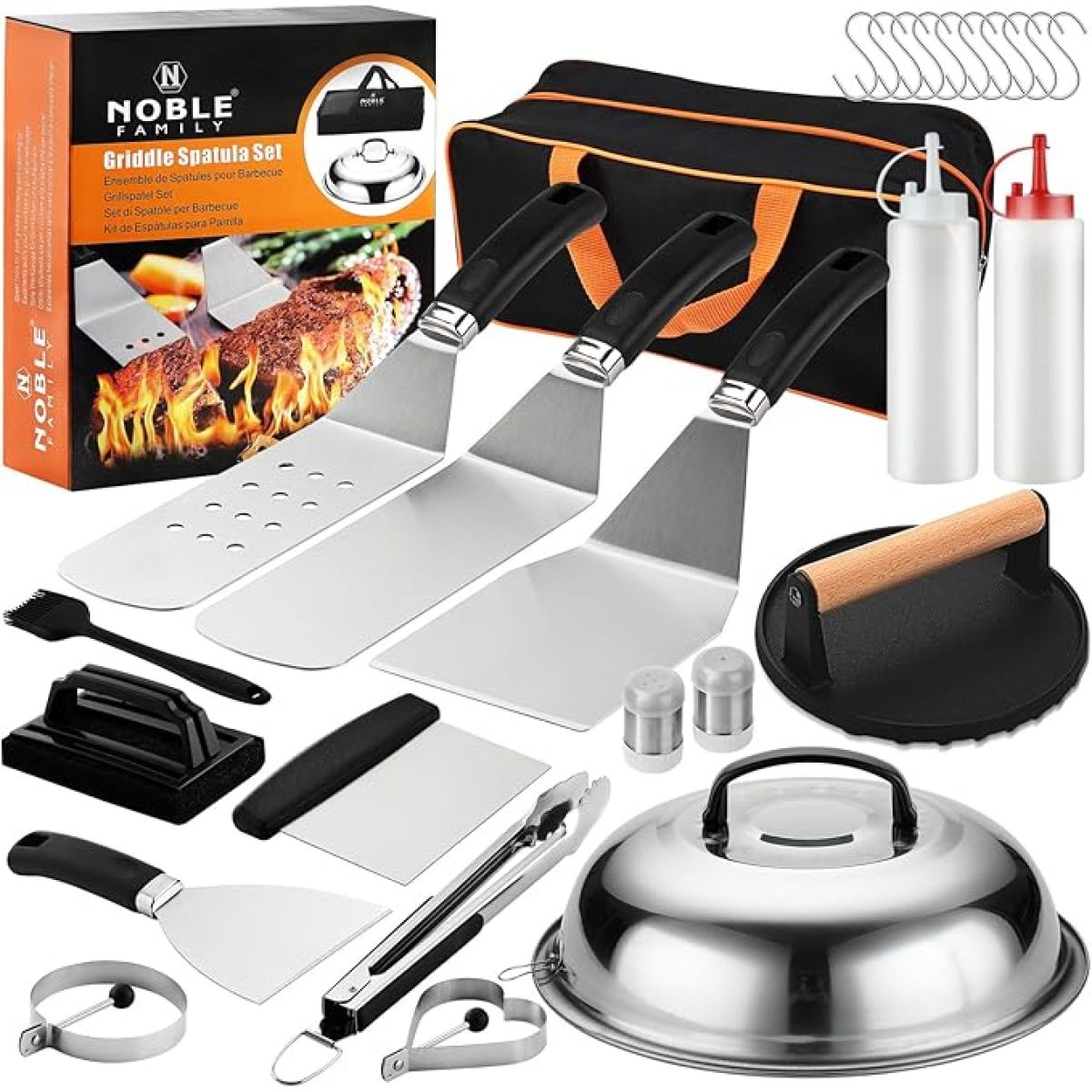 Camping Griddle Accessories Kit – 27pcs