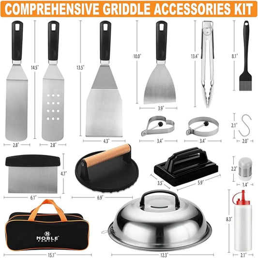 Camping Griddle Accessories Kit – 27pcs